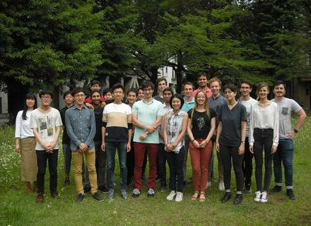 Dr Levi with staff and students from the IIS.